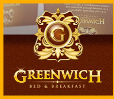 Логотип для мини-отеля «Гринвич»